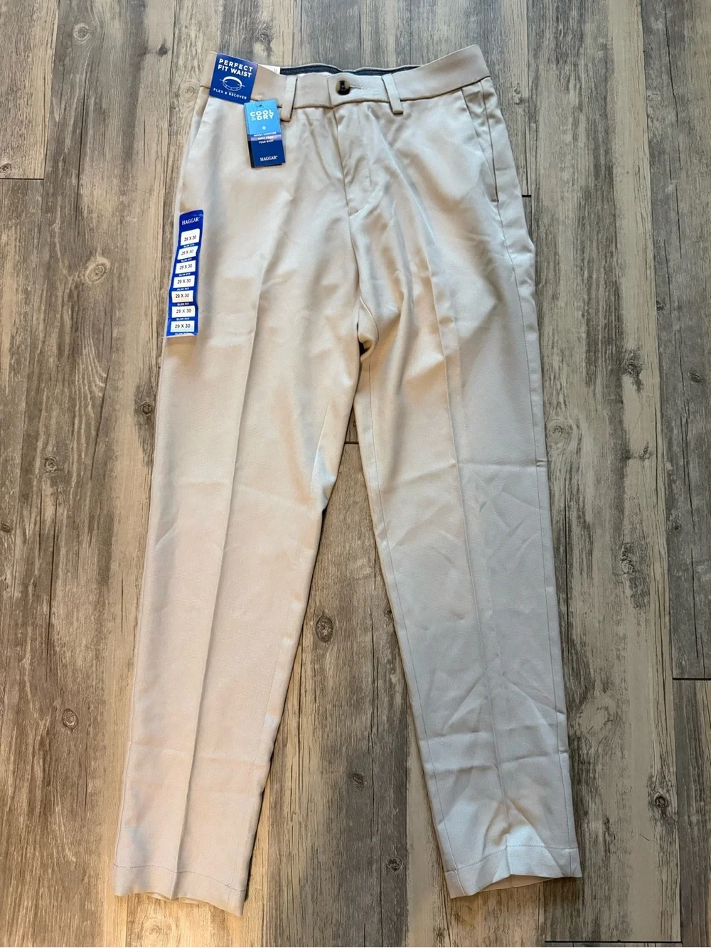 Haggar Men’s Performance Slim Khaki Fit Pants Size 28x30
